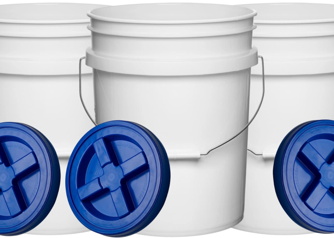 How 5 Gallon Food Grade Pails Make Emergency Food Storage Easy