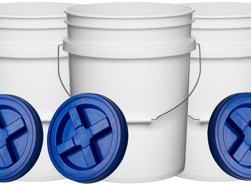 How 5 Gallon Food Grade Pails Make Emergency Food Storage Easy